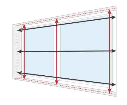 recess fitting for windows